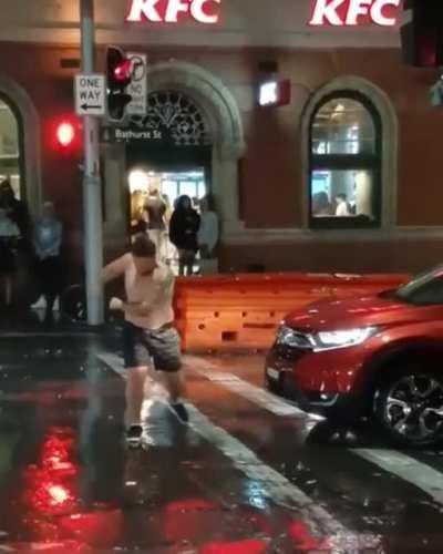 OK good fight, car. Gotta get chicken now.