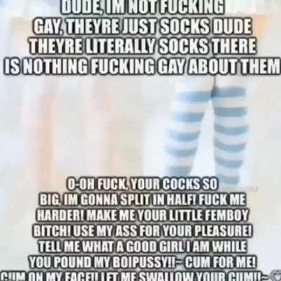 cmon man they're just socks