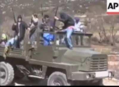 Normal day in Albania in 1997