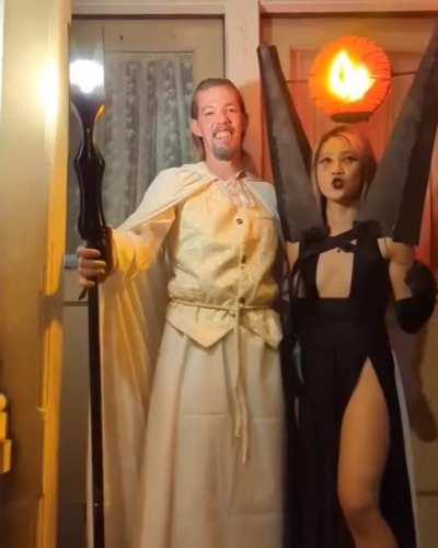 Made a sexy Tower of Sauron for Halloween!