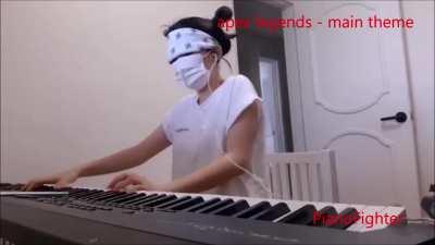 Lifelines plays piano apex legend songs(main theme, holoday)