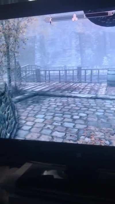 [skyrim] he must be uncomfortable