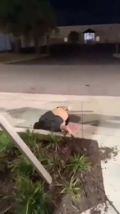 All that was missing was the sound of Legos dismantling.