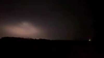 In Sioux Falls, South Dakota, frequent lightning has been appearing in the sky.
