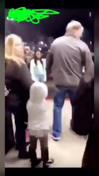 Who looks at a guy twice their size and says 