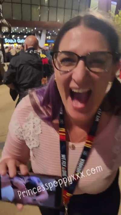 Carn the Crows! I went to my first footy game, there were so many people there, so I HAD to do some public reminders!