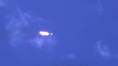 Falcon 9 goes TransSonic [Actual video and Sound]