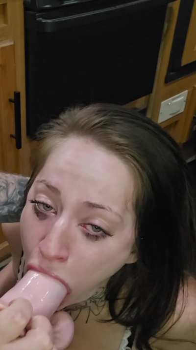 Warming up my throat for him ❤️