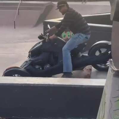 Well, it served its purpose, he wanted to show off, and he showed off!!