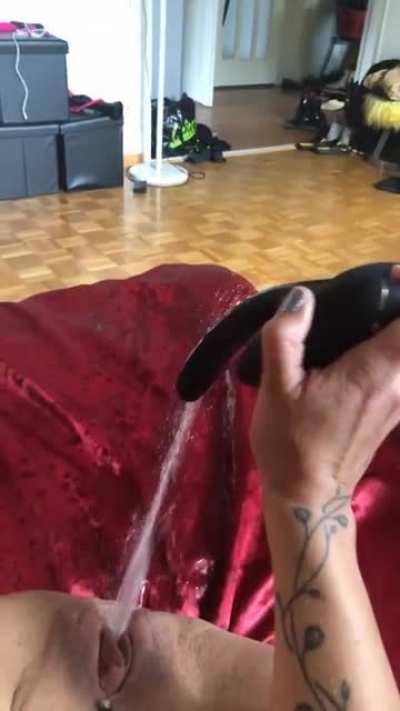 One of my first big squirts 🌊💦😈