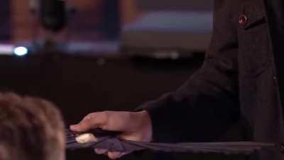 Transformation of a Piece of Paper to a Real Egg by 