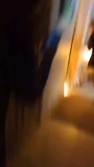 Pranking someone with a firecracker without checking if the door is unlocked first...