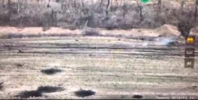 Russians getting killed when advancing position.