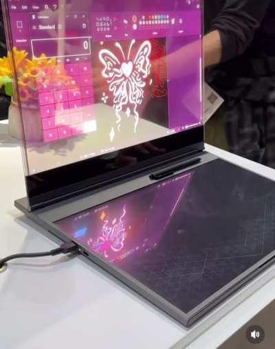 Lenovo’s latest transparent monitor
