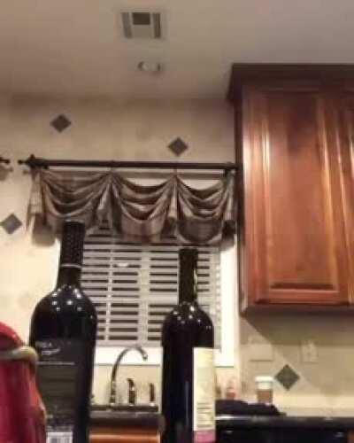 Using lighters to uncork