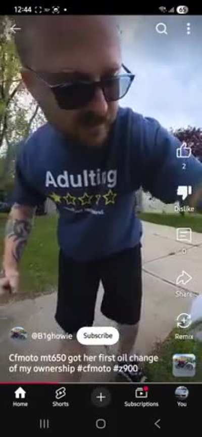 Guy pollutes the environment to own the libs