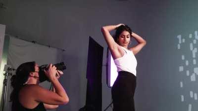 KarlieKlossXAdidas BTS video