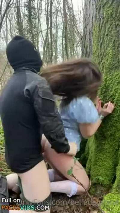 Belle Delphine Banged Rough Inside The Forest