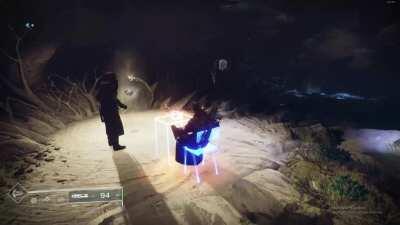 [Destiny 2] Blue man sends my friend back in time through sheer power