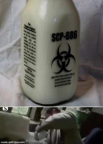 NO PLEASE I DON’T WANT TO DRINK SCP-686 NOOOO!