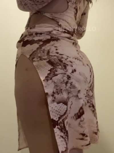 Not hiding anything with this dress