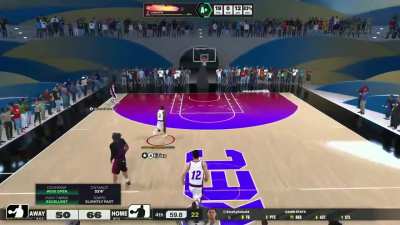 Unselfish teammate passes up an open three for a better shot 👍