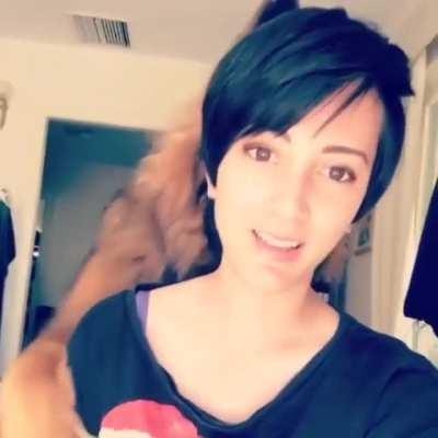 He had to make sure she got his good side.