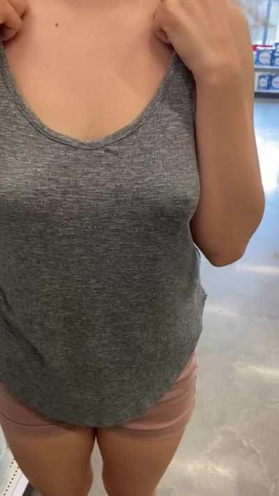 [f] I knew someone could walk into my aisle at any second