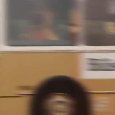 Bamse waiting for the bus