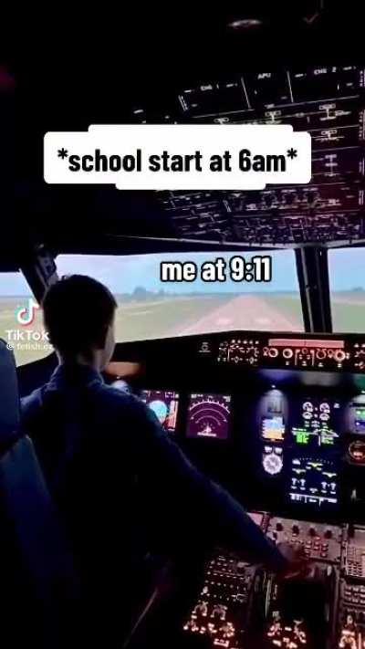 school: 8AM. me at 7:82