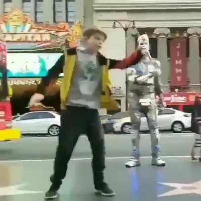 One of them is probably a human