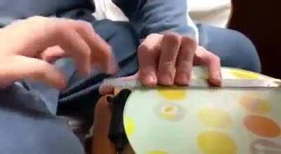 This guy with his ruler