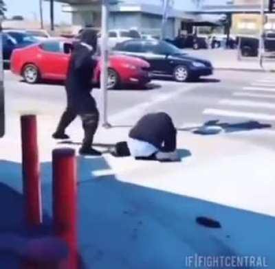 Bro dropped after 1 hit