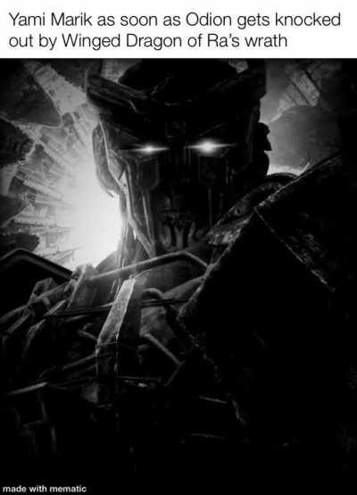 Bro was ready to emerge