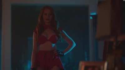 Madeline Petsch showing her sexy pale body