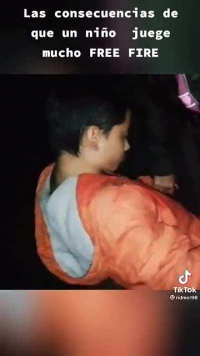 Por eso niños no jueguen free fire