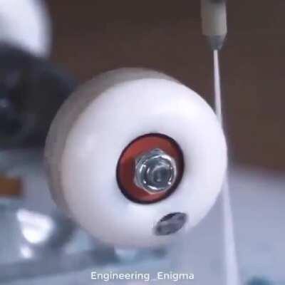 The way the wheel is destroyed