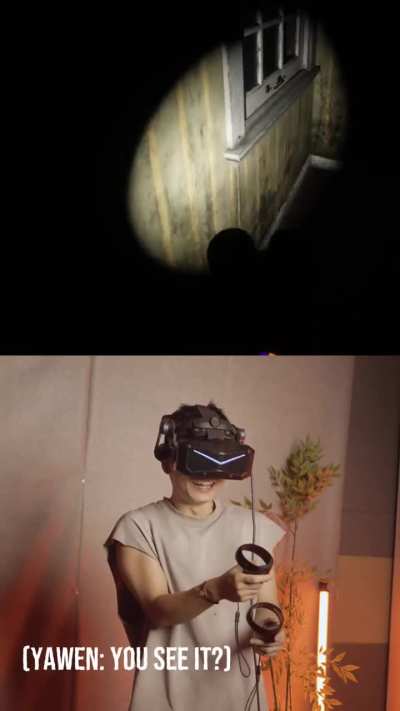 Playing Devour in VR is way too scary 😭