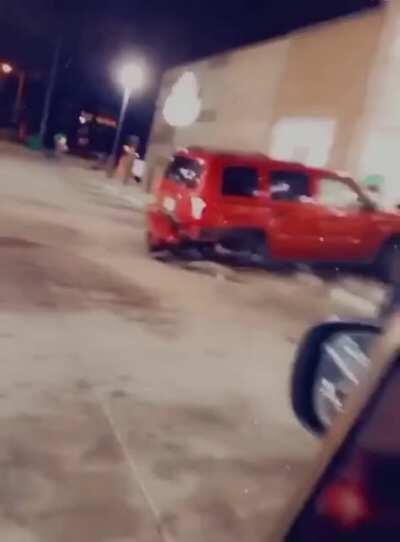 Oh you stuck? Let me just chain your wheel up...