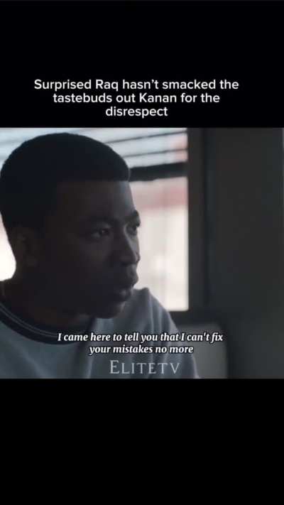 Kanan been talking crazy to Raq the entire show 😂