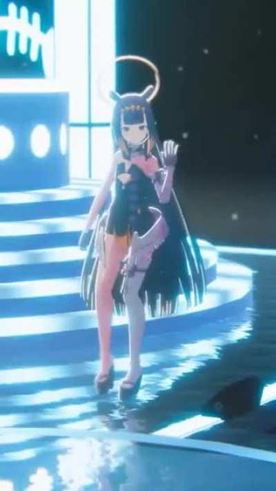 Ina gracefully walking like a goddess she is