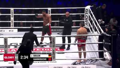 Hammouche goes insane on referee! .