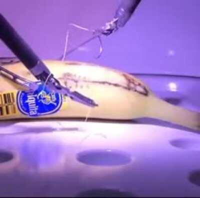 They did surgery on a banana. That's the funniest shit I've ever seen