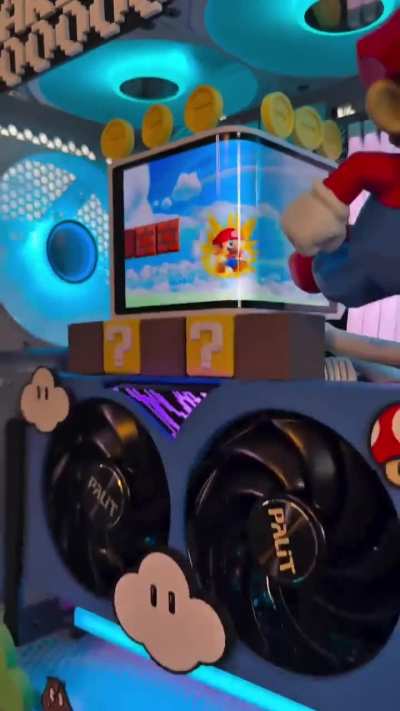 Super Mario themed PC Build is pure nostalgia!