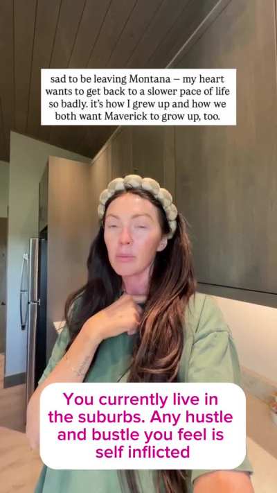 Content 10/7/25-no more Hazel and Layne, misses the slow small town life, rowe casa commitment 1, going to miss Montana, baby barn jacket, everything brown, Hillsong reference