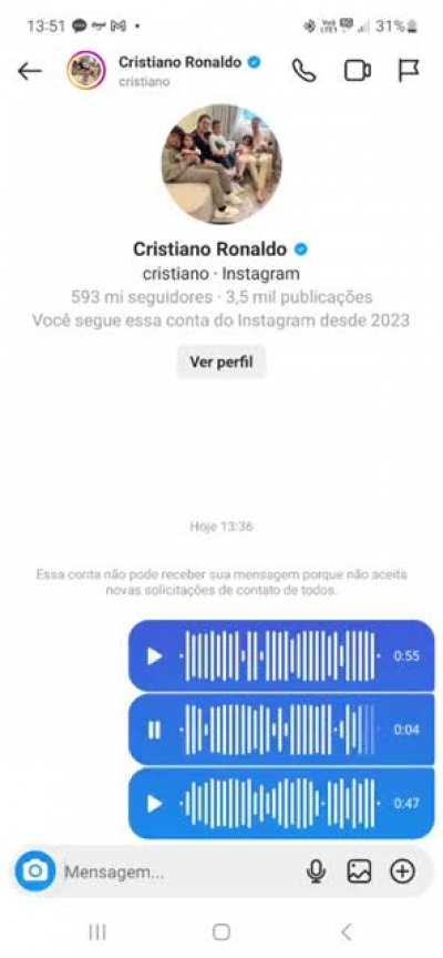Torcedor do Botafogo tenta convencer Cristiano Ronaldo a nÃ£o levar LuÃ­s Castro para a ArÃ¡bia Saudita