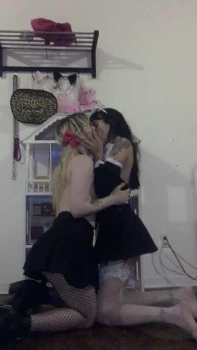 playing with our dolls