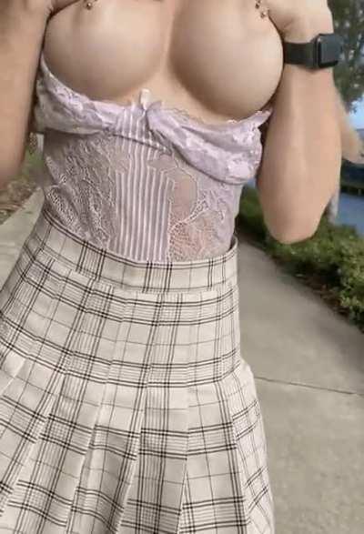 Teasing daddy on our weekend adventures 🌲