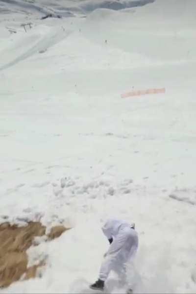 They threw a camera out the window to get this shot.