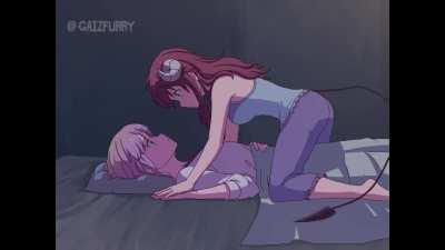 Visited by the demon girl next door at night [Machikado Mazoku]